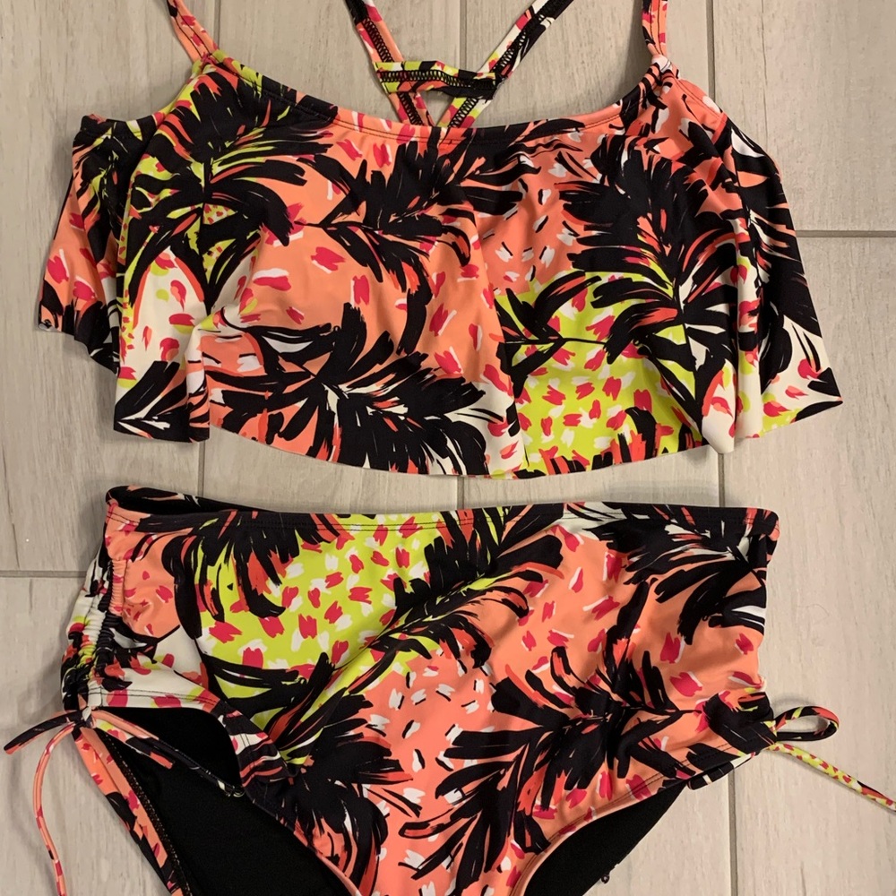 Plus Size Tropical Bikini